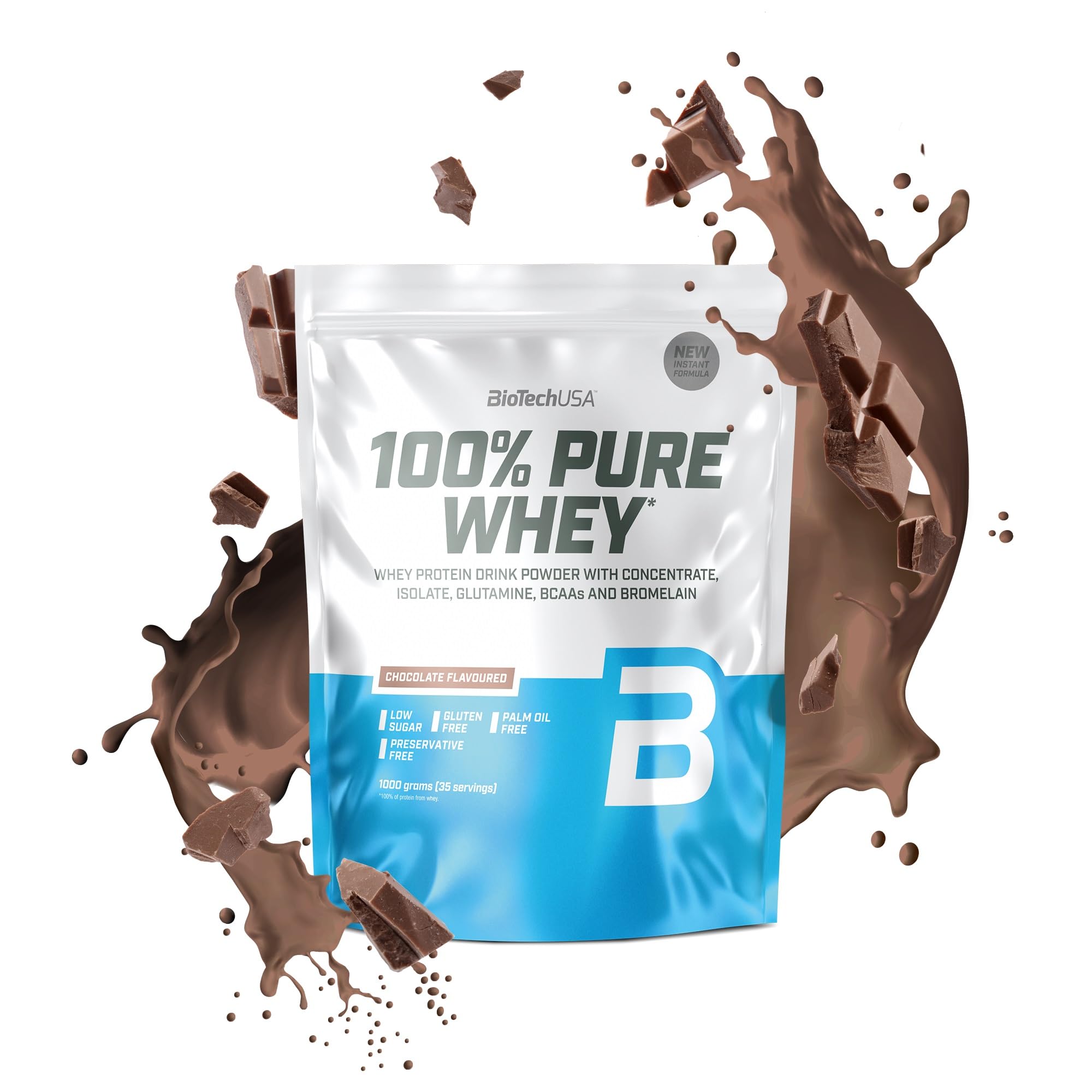 BIOTECHUSA 100% Pure Whey 1000g Šokolaad