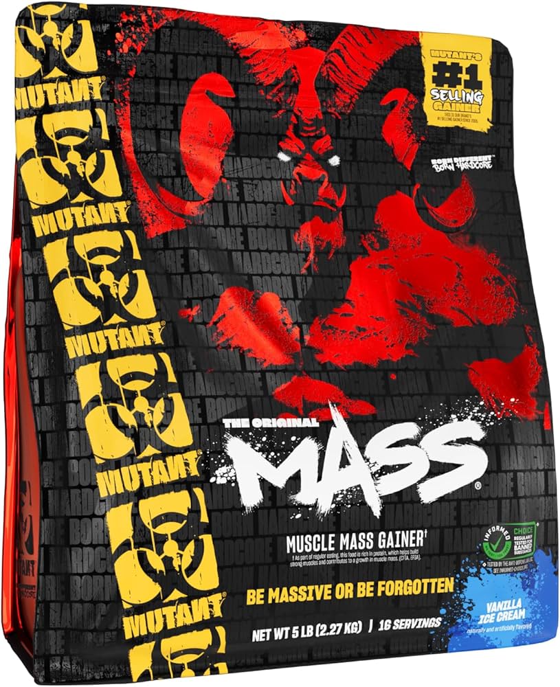 Mutant Mass 2.27kg Vaniljejäätis
