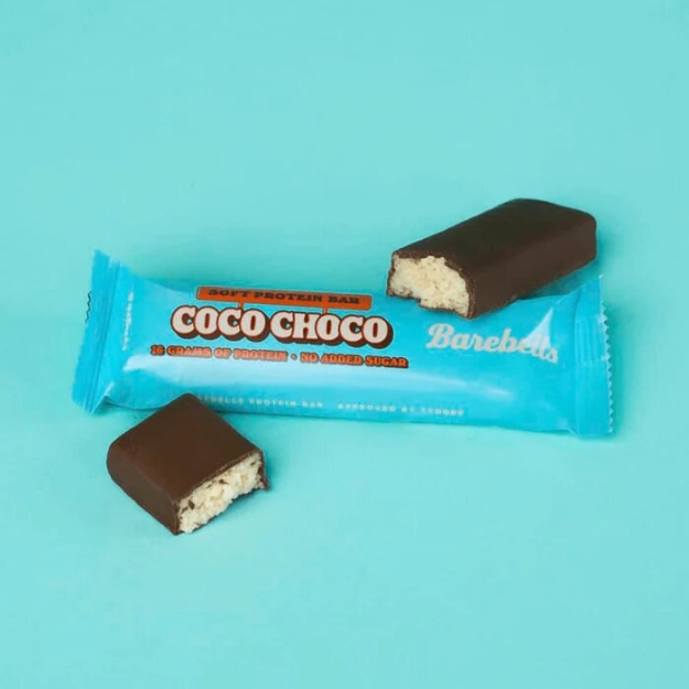Barebells proteiinibatoon 55g Coco Šoko — Coconut Chocolate — Bar view 2