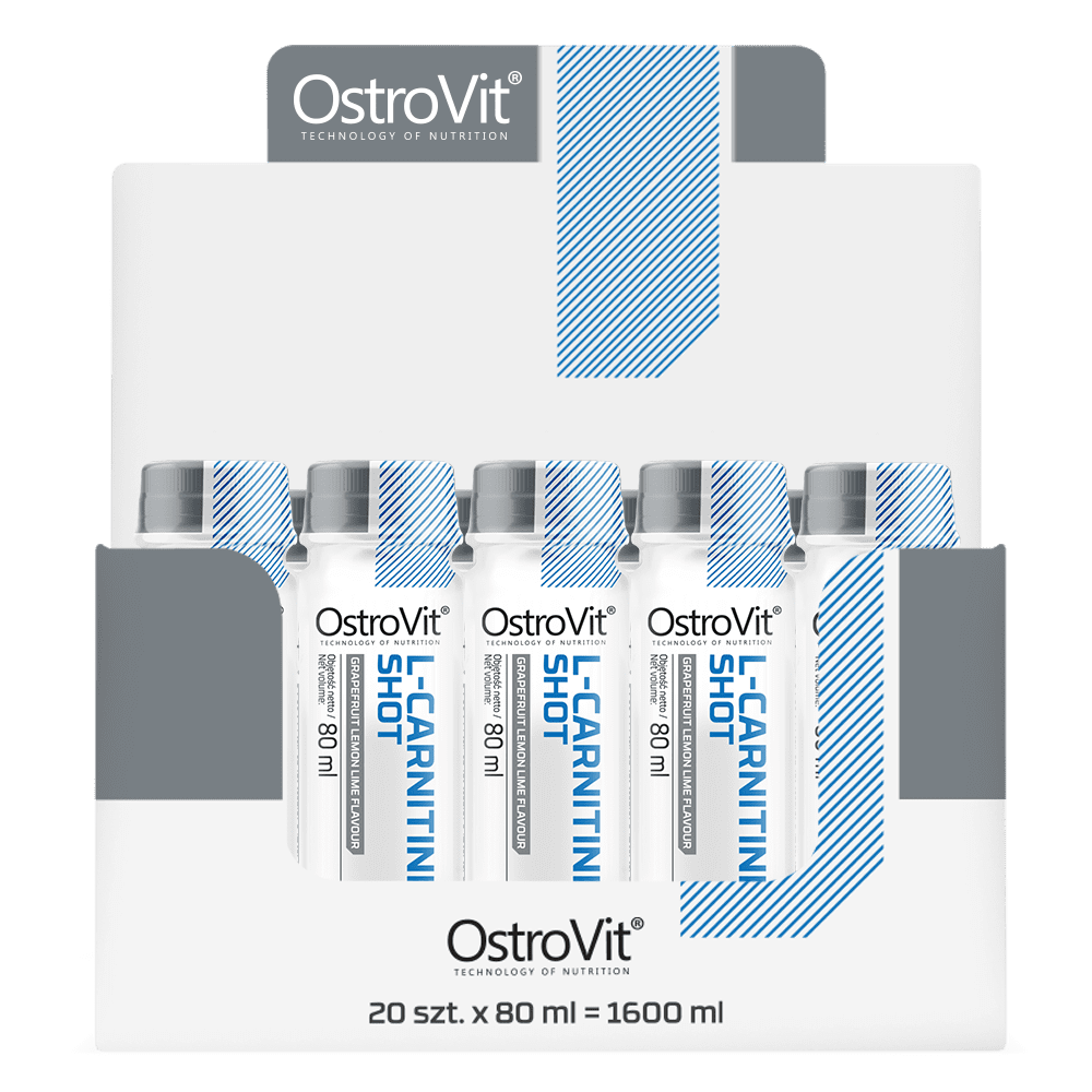OstroVit L-Carnitine shot box 20*80 ml — Tabs - product image