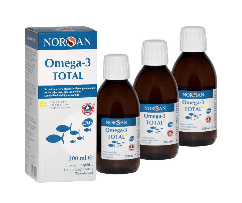 Omega-3 Total, õli, 3×200 ml