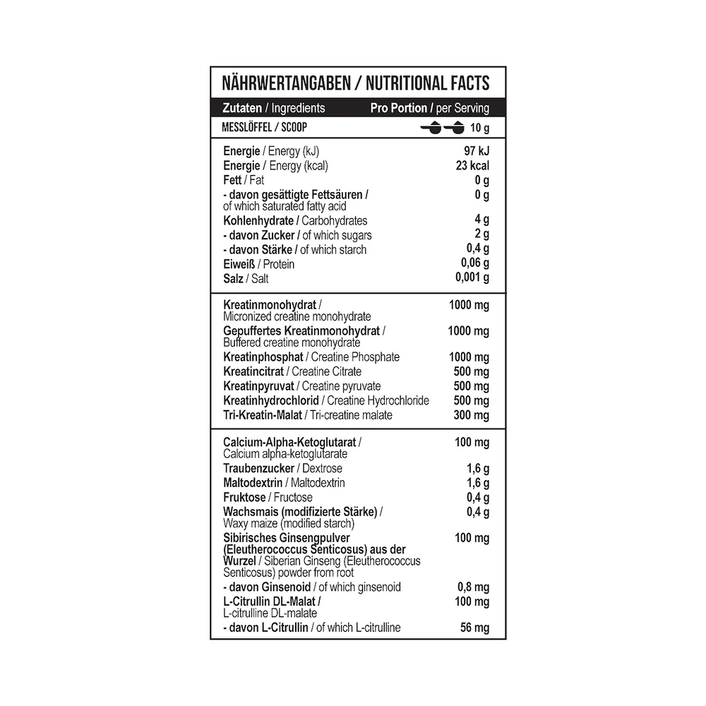 MST Creatine Kick Sour Roheline õun 300g — Apple — Powder view 3