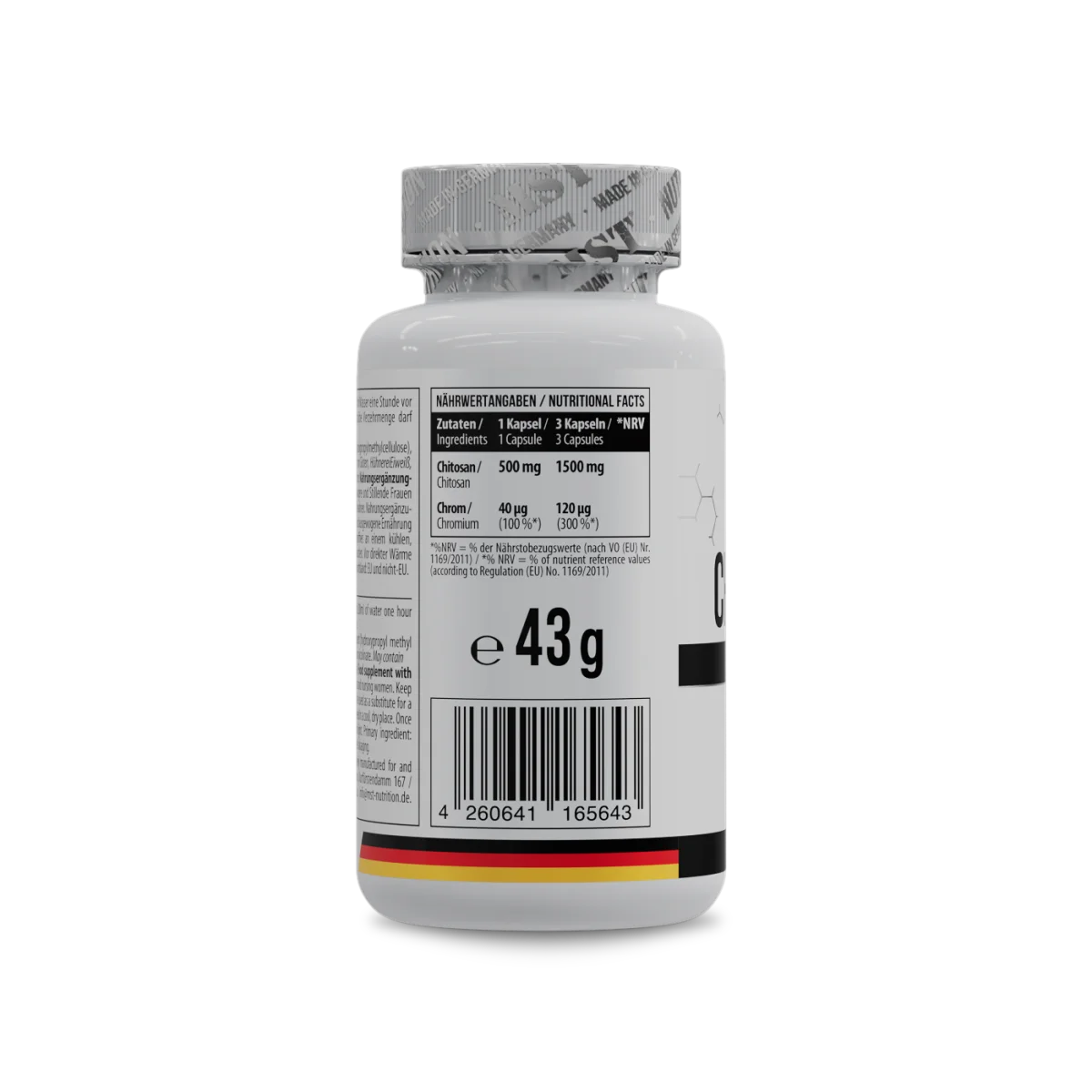 MST Nutrition® Kitosaan ja Kroom 60 kapslit — Capsules view 3