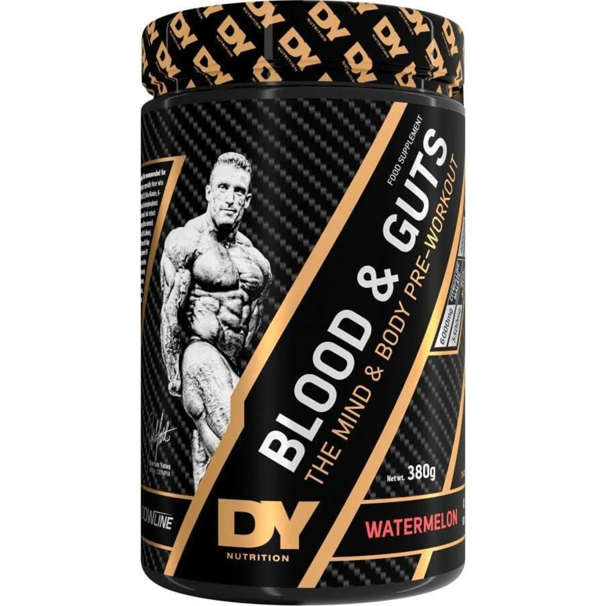 DY Blood & Guts PreWorkout 380g – Arbuus — Melon — Powder view 1