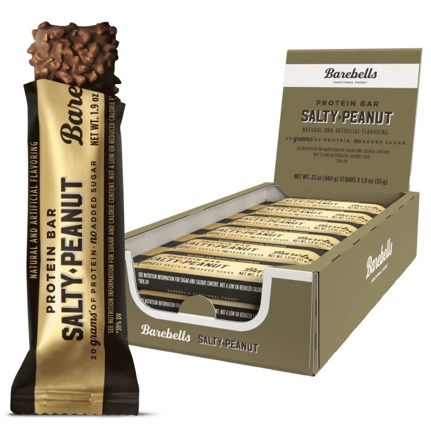 Barebells proteiinibatoon 55g Soolane maapähkel — Bar view 2