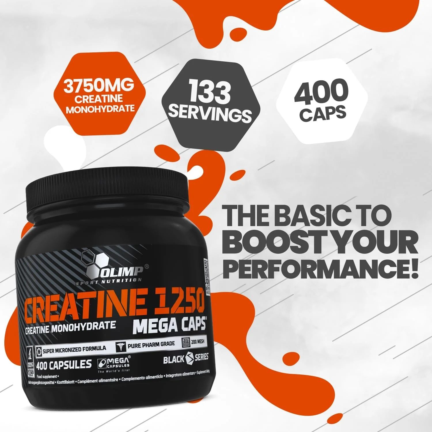 Olimp Sport Nutrition Creatine 1000 Mega kapslid 180 tk — Capsules view 2