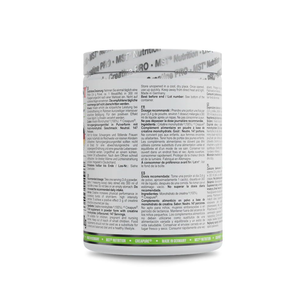 MST Creatine Pro Creapure 500g — Powder view 3