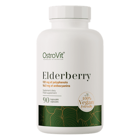 OstroVit Elderberry VEGE 90caps — Berry — Capsules view 1