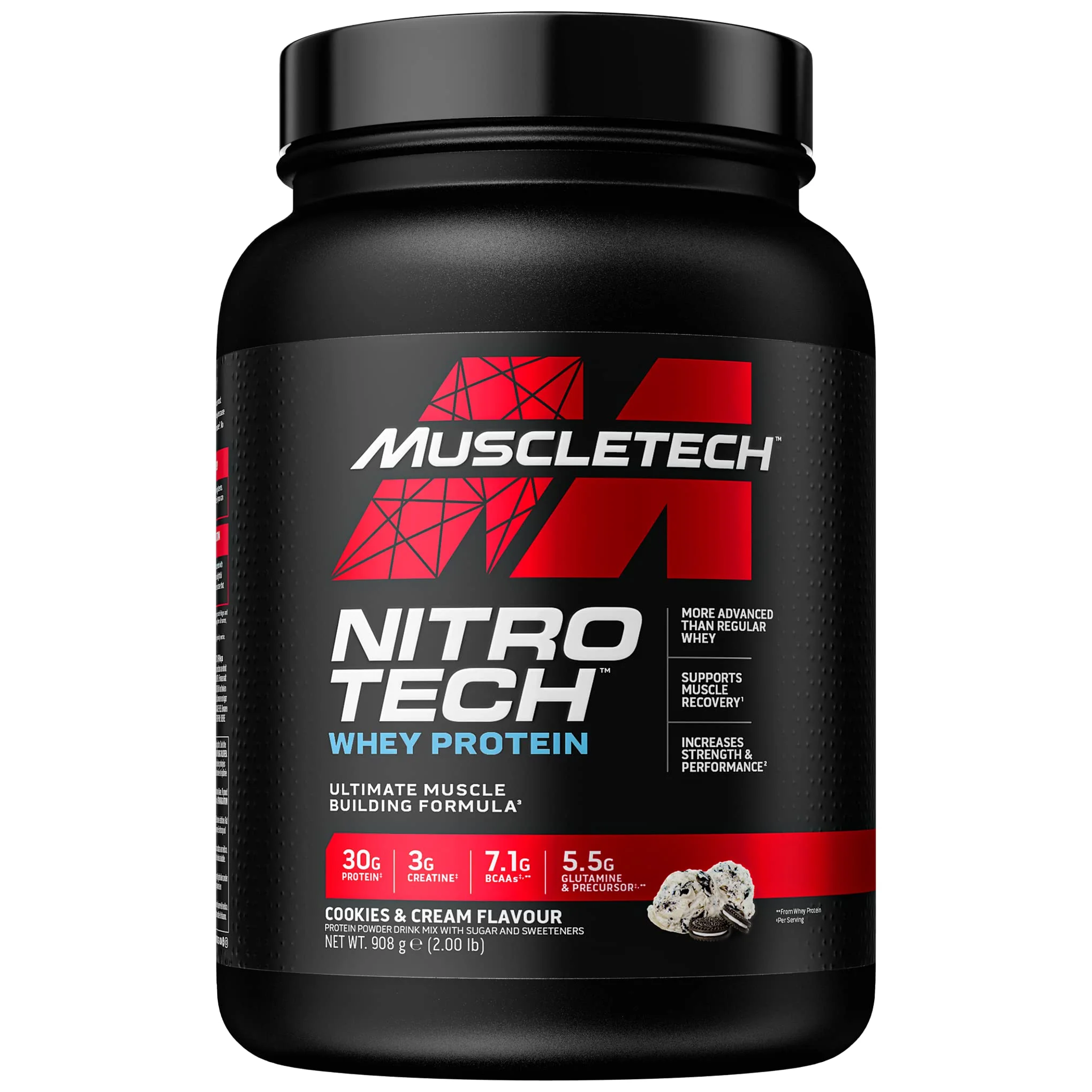MuscleTech Nitro-Tech Performance 908g Küpsised ja kreem — Cookies — Powder view 1