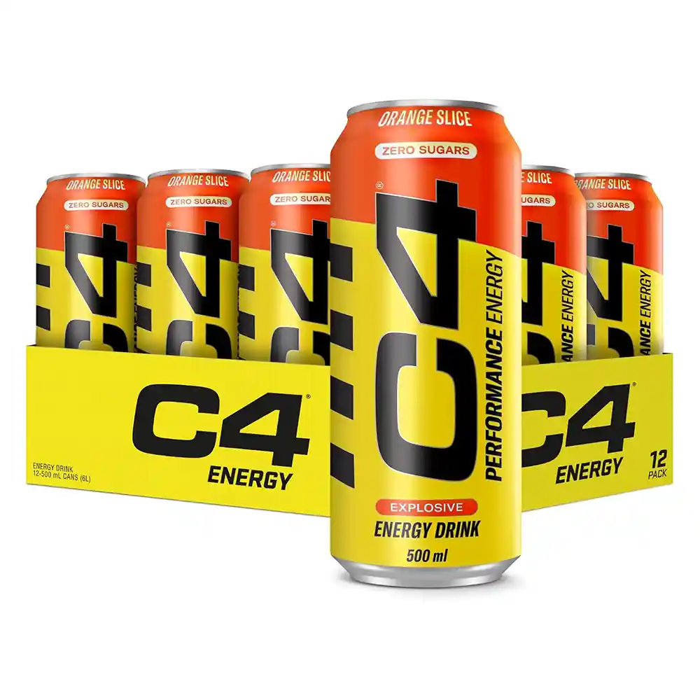 Cellucor C4 Energy 500ml Apelsin — Orange — Drink view 2