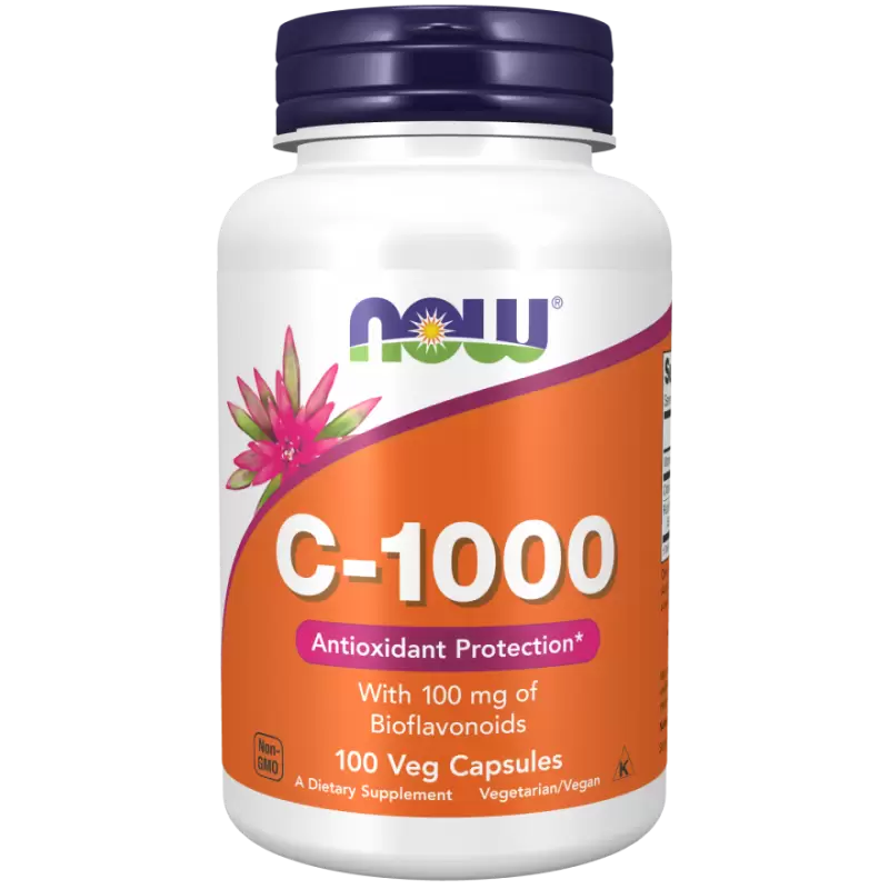 NOW C-1000 With Bioflavonoids 100 veg. caps.