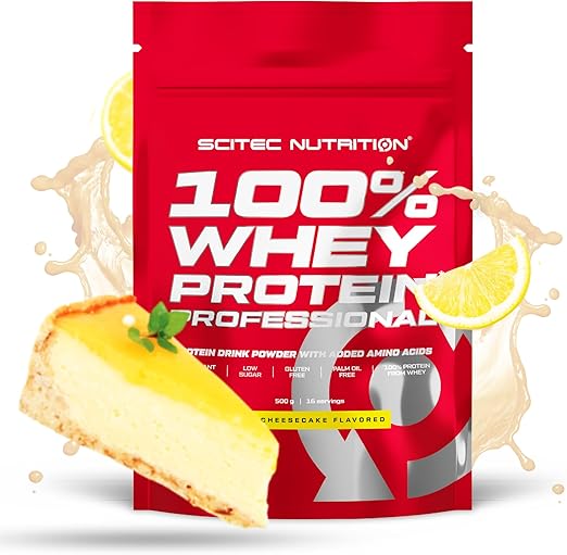 Scitec 100% Whey Protein Professional 500g Sidruni juustukook — Lemon — Powder view 1