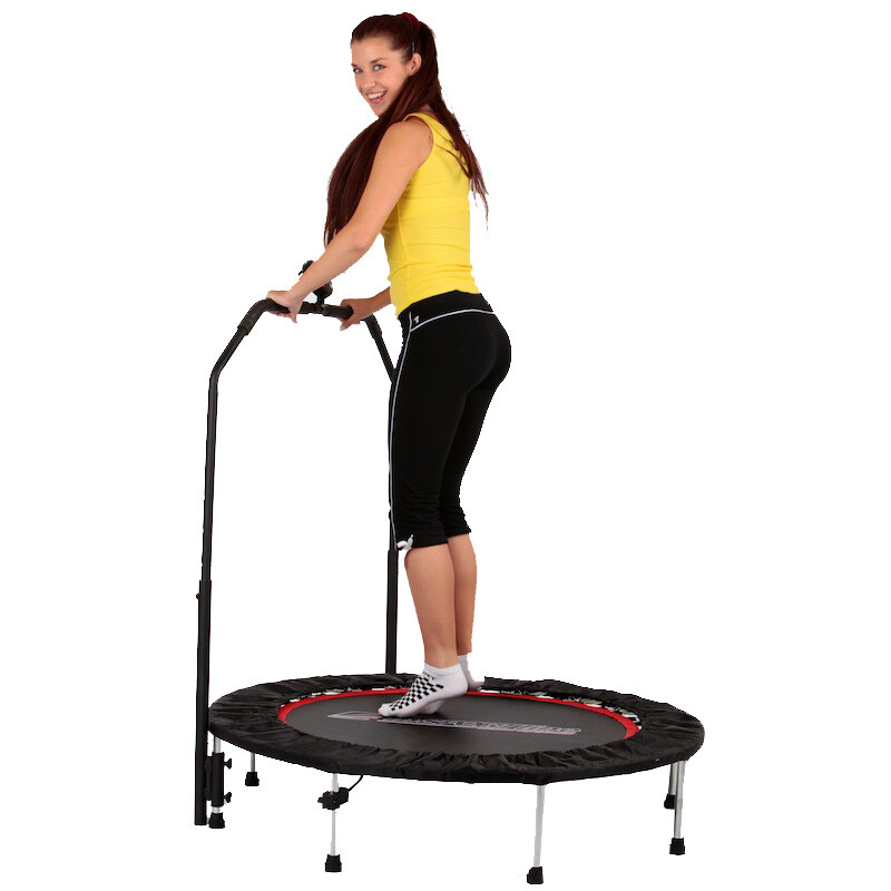 BatuutFitness Trampoline with Handlebar inSPORTline PROFI Digital 100 cm view 4