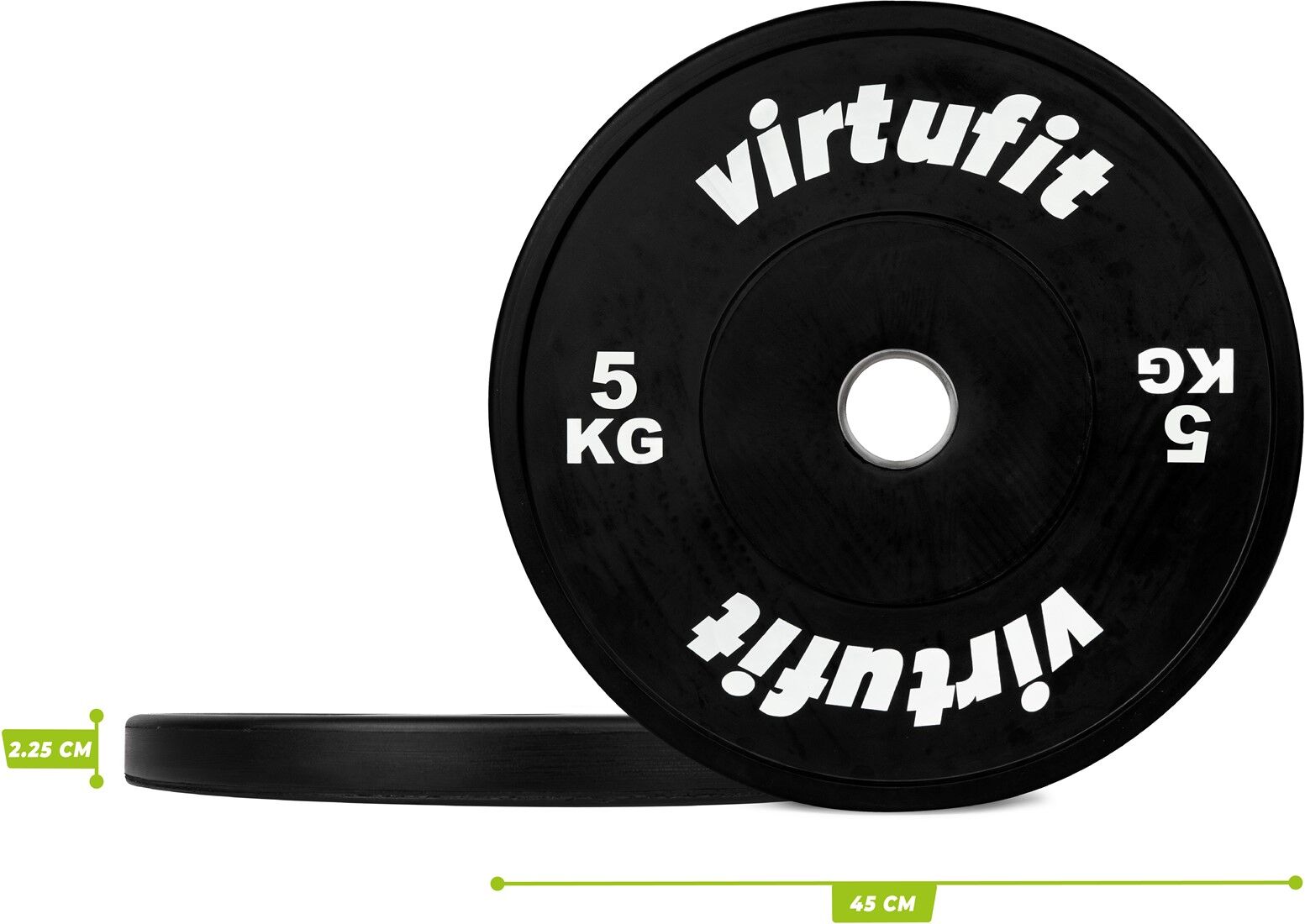 Raskusketas Virtufit Bumper Plate 5 kg 50mm view 2