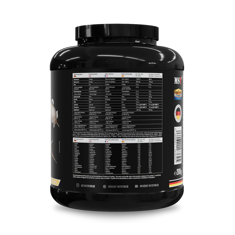 MST Protein Best Whey + Enzymes 2010g Vanillijäätis — Vanilla — Powder view 2