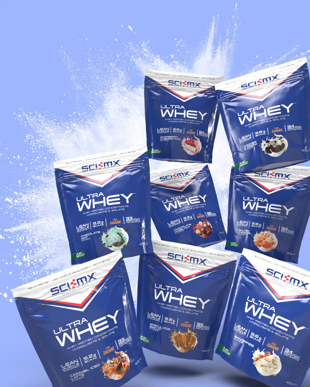 Sci-Mx Ultra Whey 800g Šokolaad — Chocolate — Powder view 2