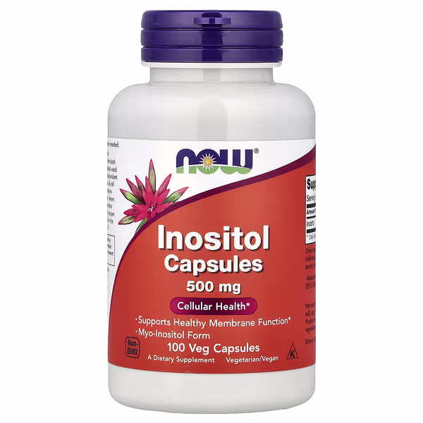 NOW Inositol 500mg 100caps — Capsules - image 1 of 2