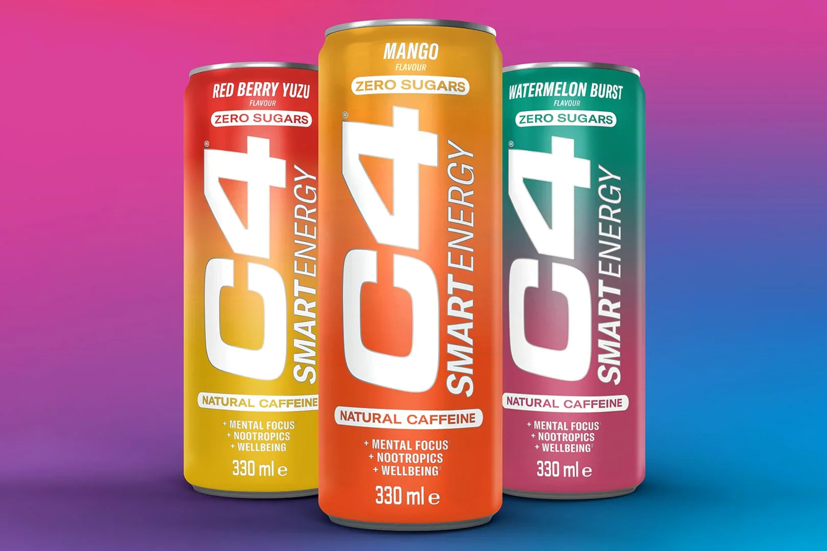 Cellucor C4 Smart Energy 330ml Punane marja — Drink view 2