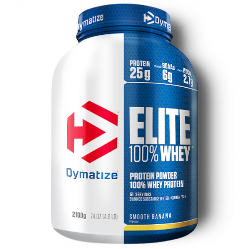 Dymatize Elite Whey 2.170kg Banaan — Banana — Powder view 1