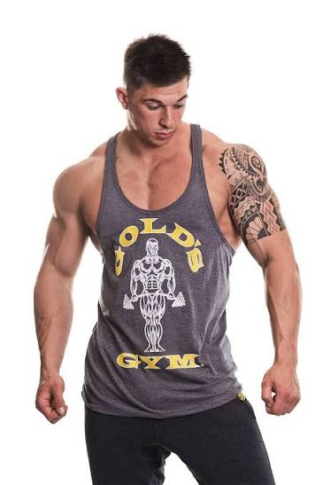 Gold’s Gym GG Muscle Joe Vest Grey S view 2