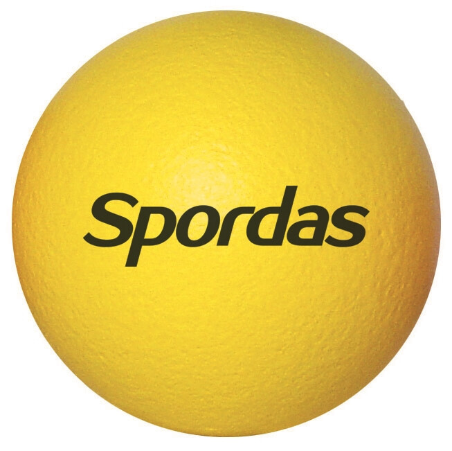 Poroloonpall PVC kattega Spordas kollane 18 cm - product image
