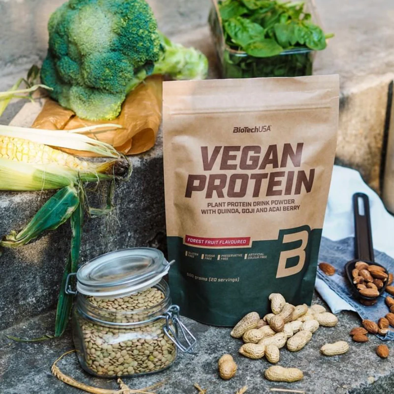BIOTECHUSA Vegan Protein 500g Sarapuupähkel — Powder view 2