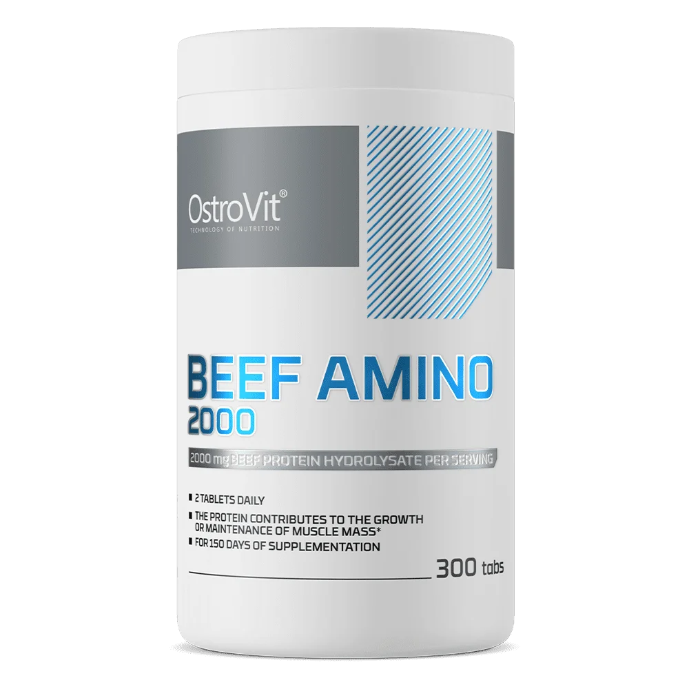 OstroVit Beef Amino 2000mg 300tabs — Tabs view 1