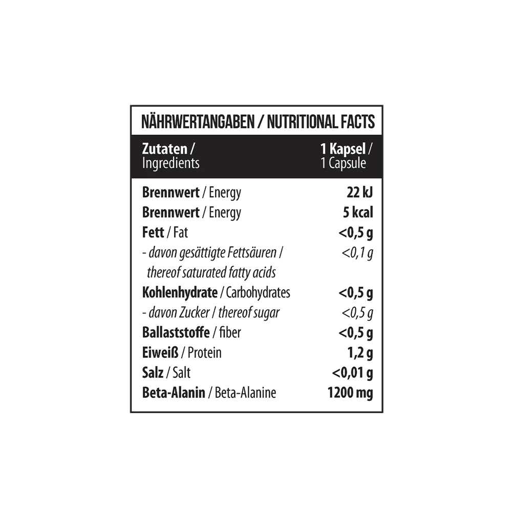 MST Beta-Alanine 1200mg 120caps — Capsules view 4