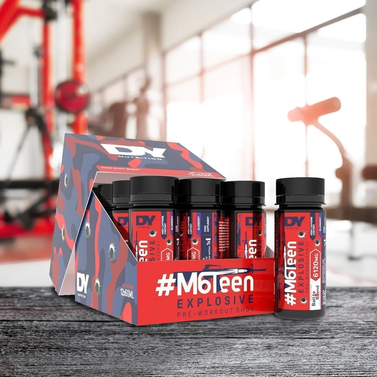 DY Pre-Workout M6Teen Liquid 60ml Mustikas — Blueberry — Liquid view 2