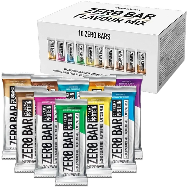 BIOTECHUSA – KIT Zero Bar Flavour Mix 50gх10ТК — Bar view 1