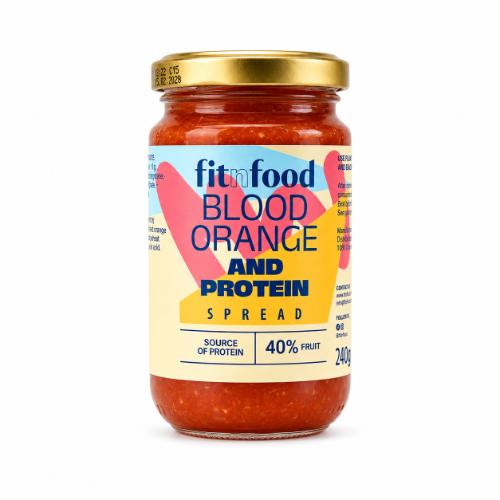 Fit n Food Blood orange + protein spread 240g — Orange — Powder - product image