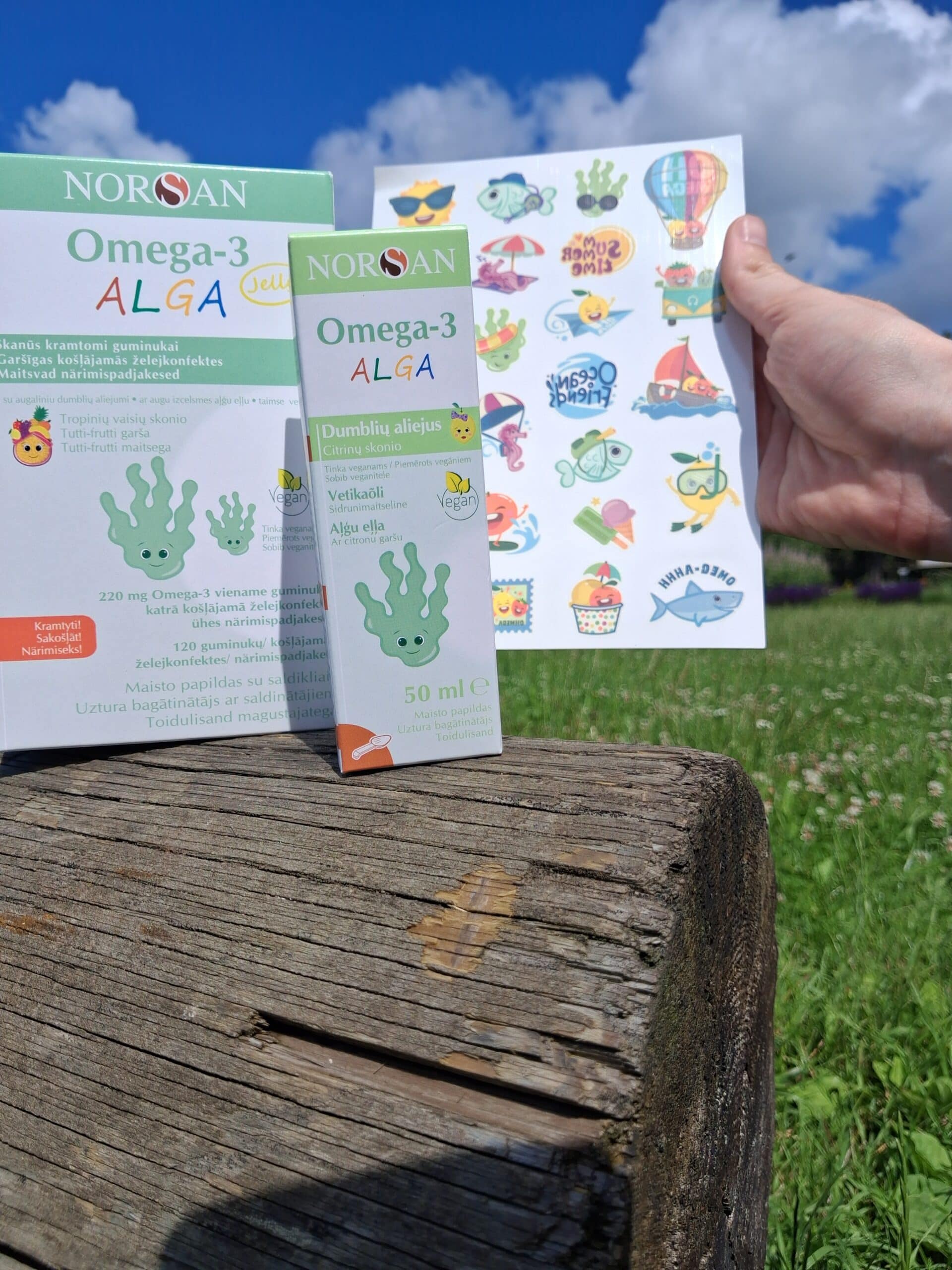 Omega-3 Alga, õli + jelly komplekt — Capsules view 4