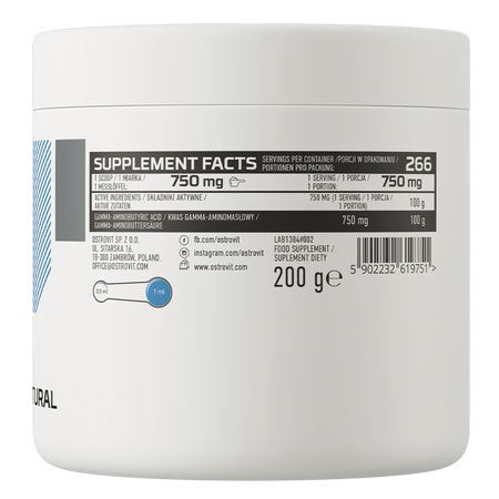 OstroVit GABA 200g — Unflavored — Powder view 3