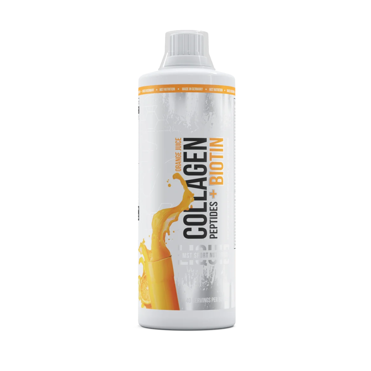 MST Collagen Peptides + Biotin 1000ml Apelsinimahl — Orange — Tabs view 1