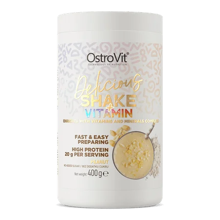 OstroVit Delicious Shake + Vitamin 400g Maapähkel — Powder view 1