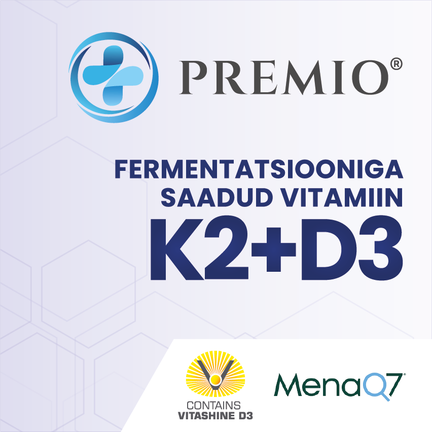 PREMIO® vitamiin K2+D3 (MenaQ7®+D3) view 1