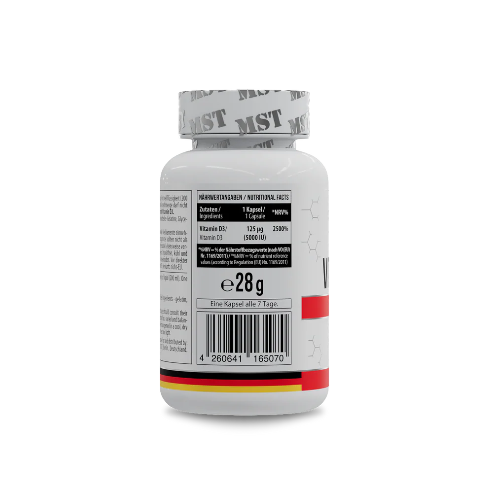 MST D3 5000 IU 120 softgels — Softgels view 2