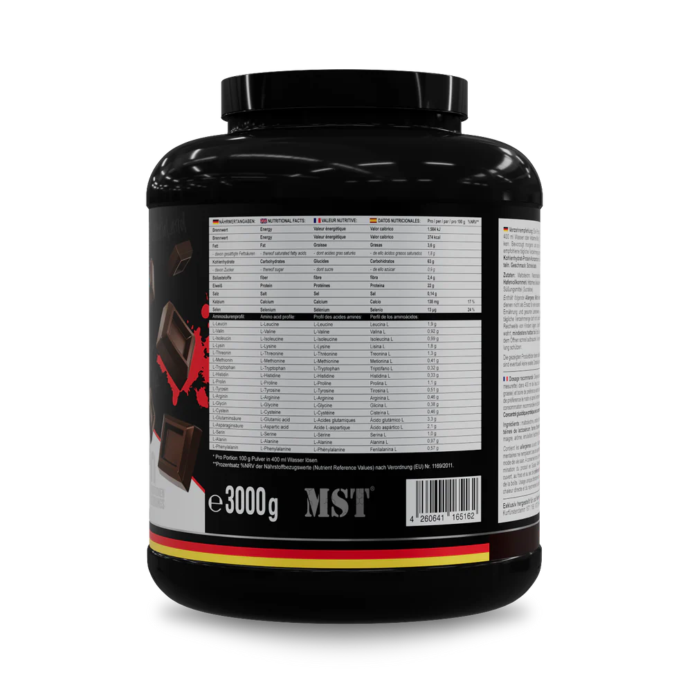 MST Mass Gainer Šokolaad 3kg — Chocolate — Powder view 2