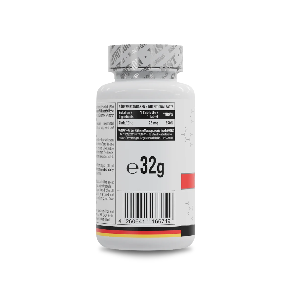 MST Zinc Chelate Bisglycinate 180tabs — Capsules view 2