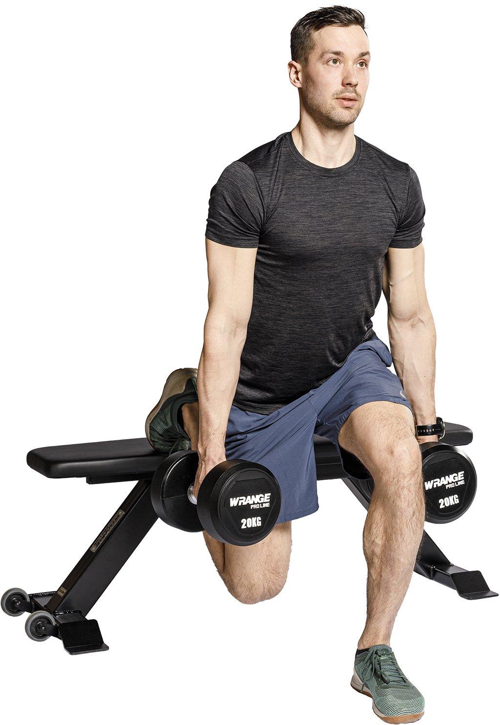 Wrange Pro Line Flat Bench lame pink view 8