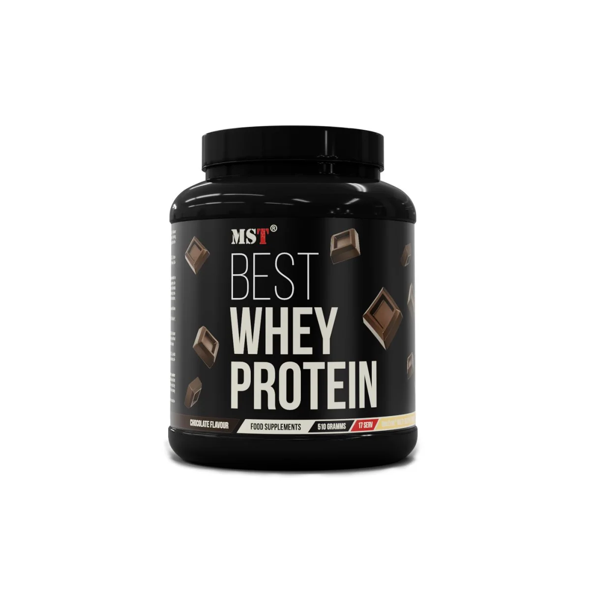MST Protein Best Whey + Enzymes 510g Šokolaad