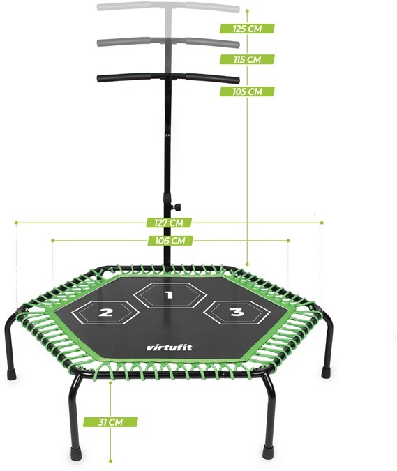 Batuut VirtuFit Fitness Trampolin 127 cm view 2