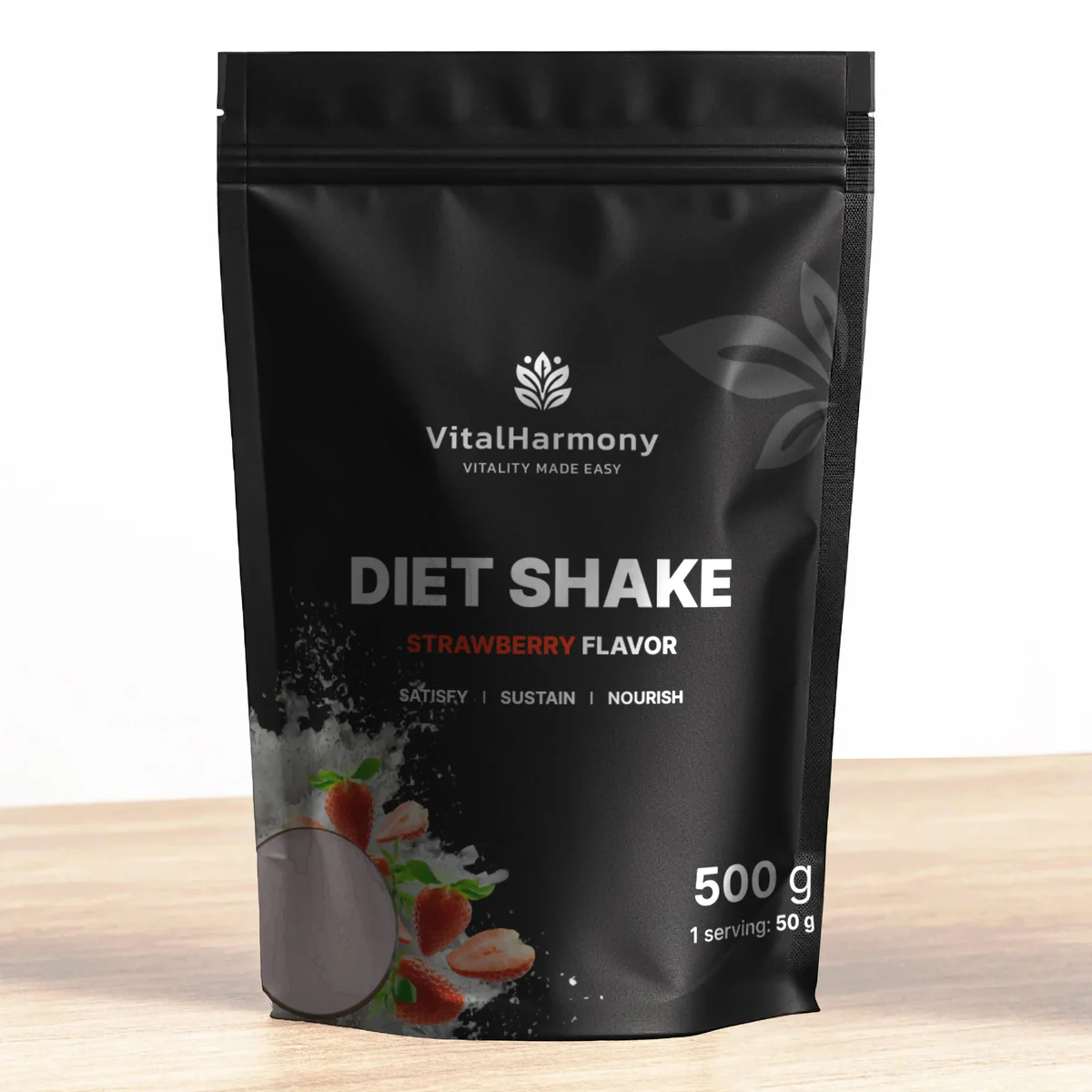 VitalHarmony Diet Shake 500g Maasikas
