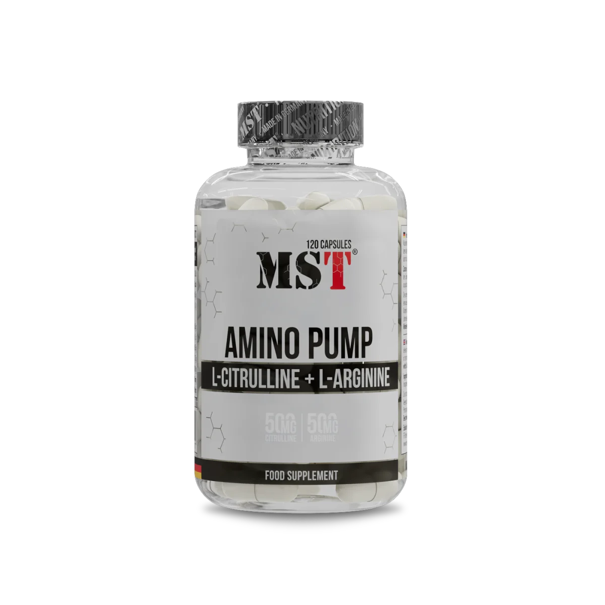 MST Amino Pump L-Citrulline + L-Arginine 120caps — Capsules - image 1 of 4