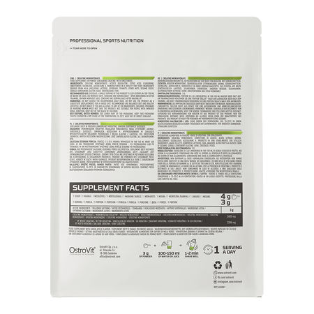 OstroVit Creatine Monohydrate 500g Apple — Apple — Powder view 3