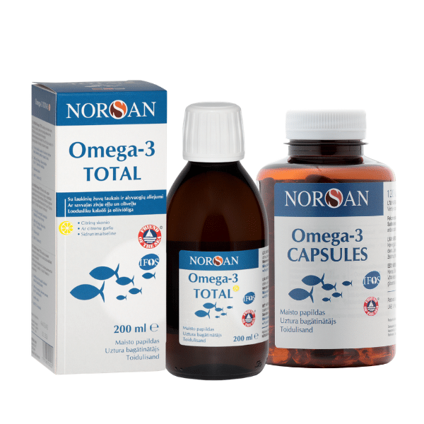 Omega-3 Total komplekt (kapslid+õli)