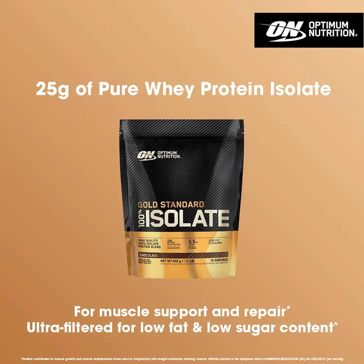 Optimum Nutrition Gold Standard 100% Isolate - Chocolate — Chocolate — Powder view 2