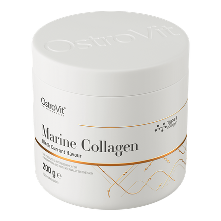 OstroVit Marine Collagen 200g Must sõstar — Blackcurrant — Powder view 2