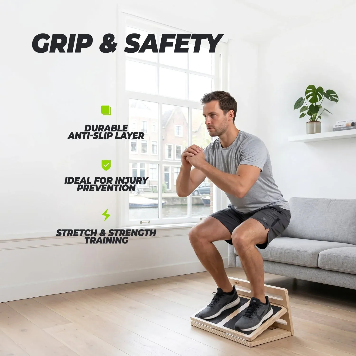 Подставка для ног VirtuFit Slant Board - 4 положения view 1