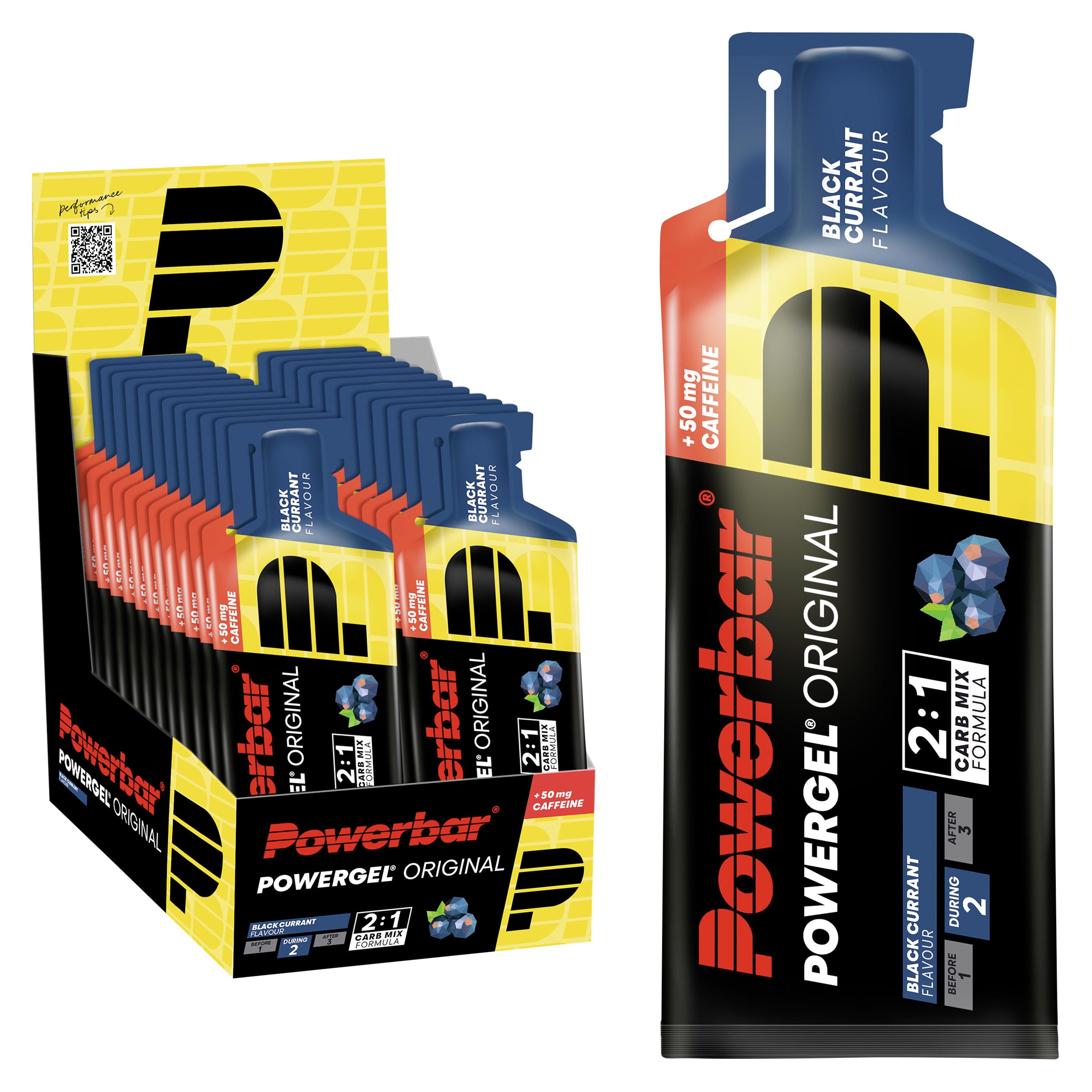 PowerBar PowerGel Original 41g Mustsõstar — Currant — Powder view 2